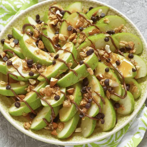 low calorie apple nachos